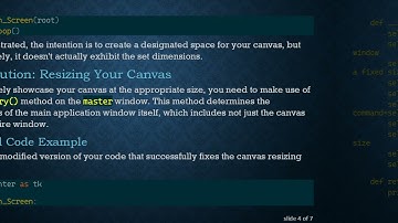 How to Fix Tkinter Canvas Resizing Issues in Python