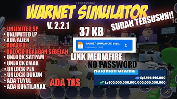 UPDATE!!! WARNET SIMULATOR MOD❗SUDAH DISUSUN❗V. 2.2.1