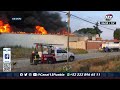 #ÚLTIMAHORA 🚨 Fuerte incendio se registra en una fabrica de veladoras, en San Martín Texmelucan.