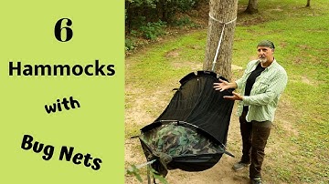 6 Hammocks with Bugnets