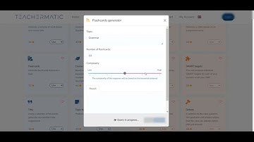 Create Flash Cards using AI with TeacherMatic