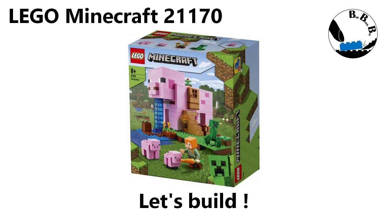 Lego®minecraft 21170 - la maison cochon, jeux de constructions & maquettes