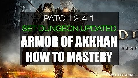 Diablo 3 | 2.4.1 | Set Dungeon | Armor of Akkhan Set Mastery (How to)