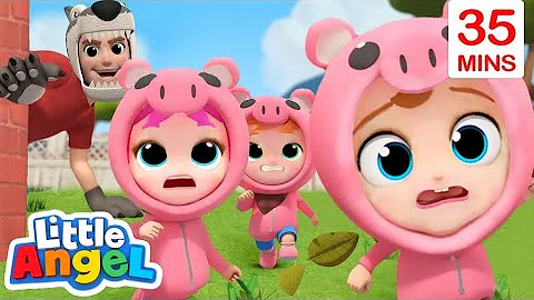 Three Little Pigs + More Little Angel Kids Songs & Nursery Rhymes