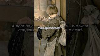 The Poor Boy Who Wasn’t Allowed Inside the Classroom 😢🎨 | #painting #art #shorts #history