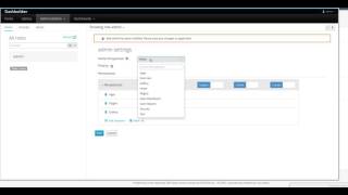 UF Dashbuider:  Security management preview