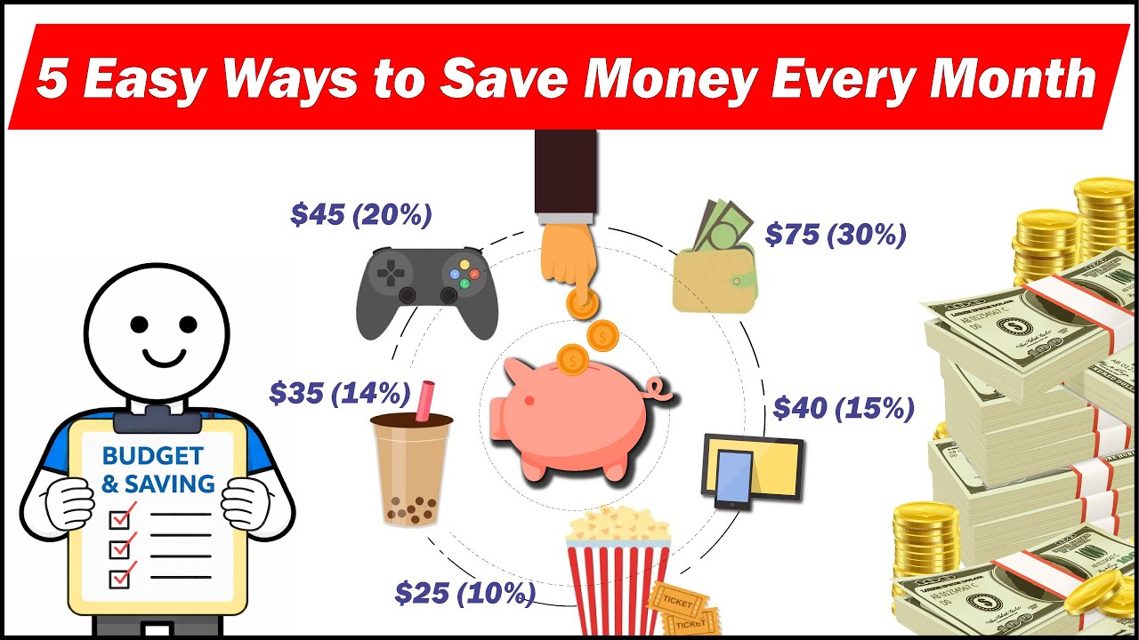 5 Easy Ways to Save Money Every Month
