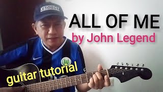 ALL OF ME coverguitar tutorial
