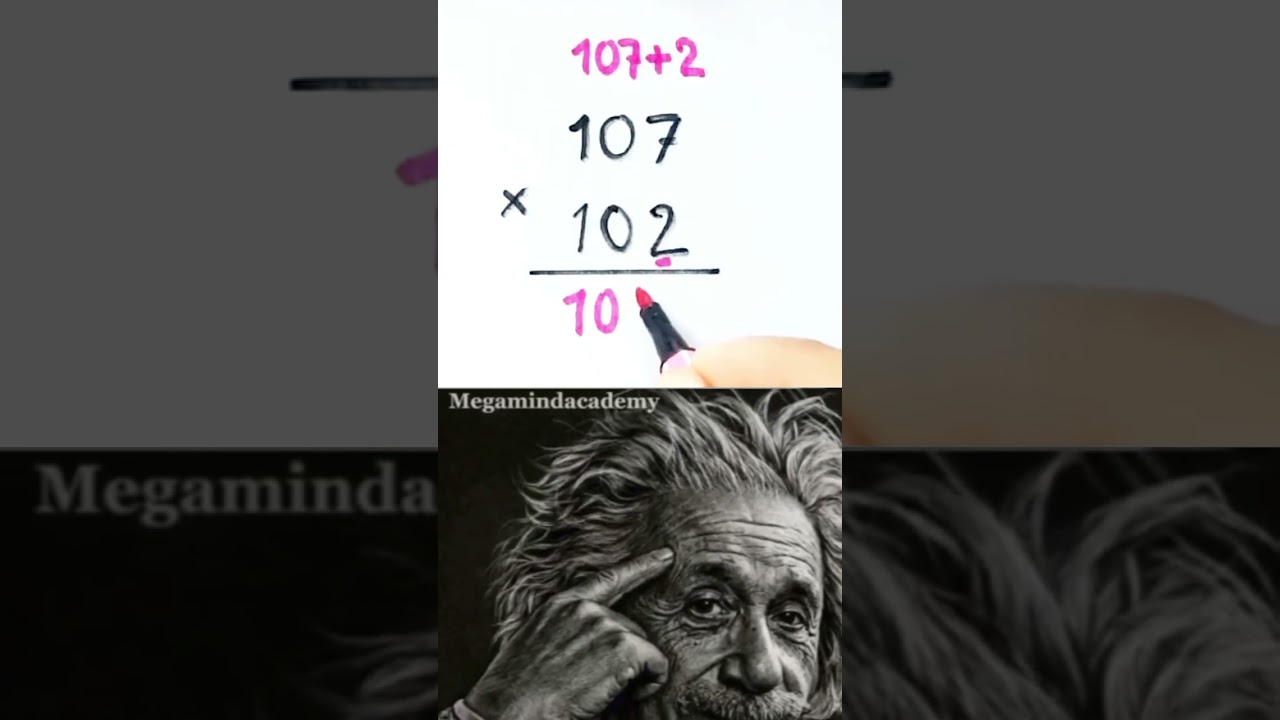 The fast way shortcut math trick #math #multiplication #tutorial #foryou #shcool #viral #skills #fyp