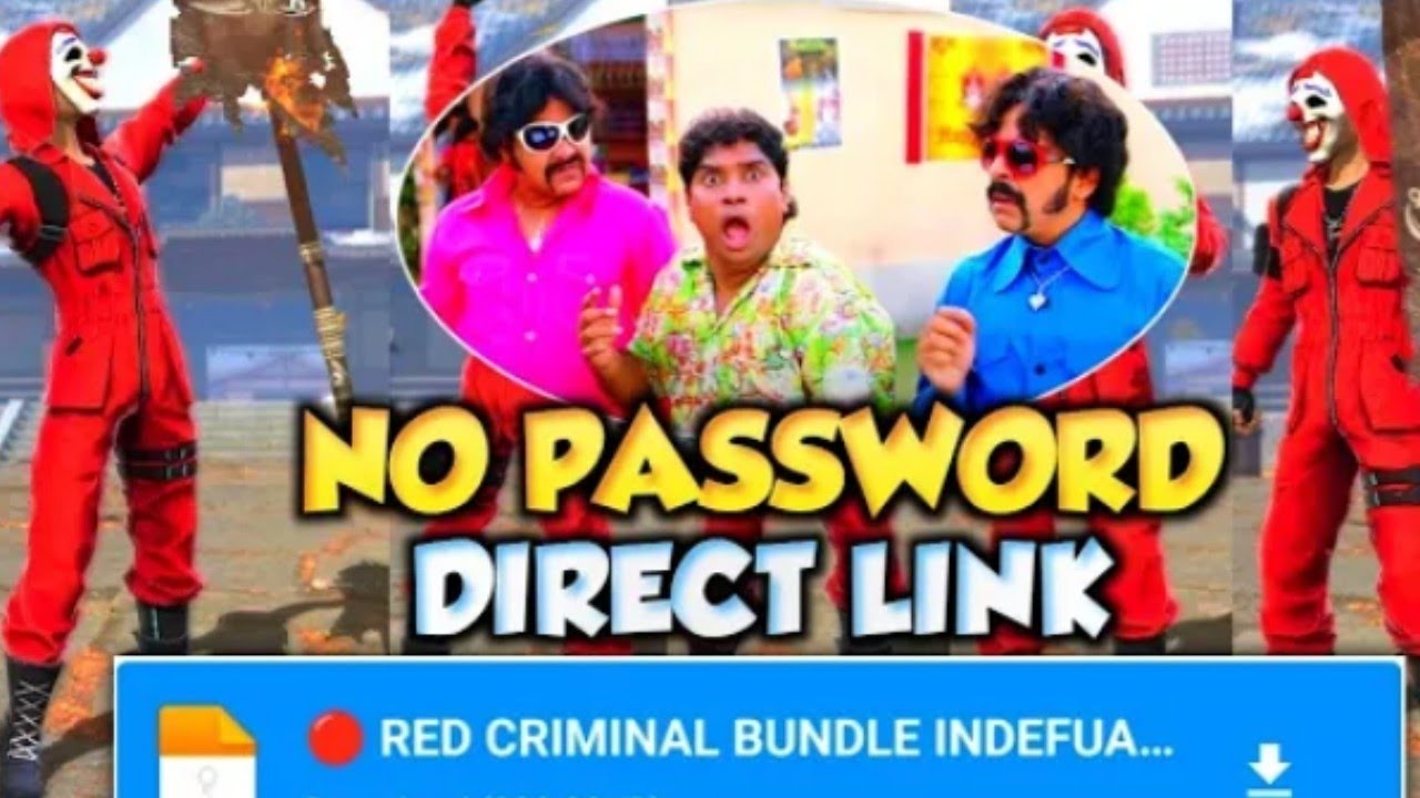 Red Criminal glitch file 🥰🥰. Default dress glitch file. Free Fire glitch file ll NEXXUS FF II 