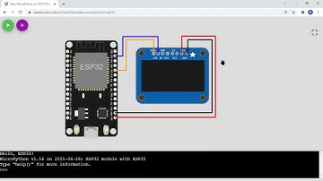 ESP32 Simulator | OLED SSD1306 display | ESP32 Micropython Embedded systems simulator for Linux ✨