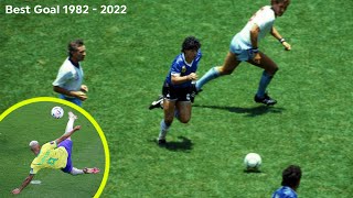 The Best Goal of Every Editon of World Cup (1982-2022) HD