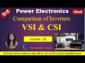 #33 Comparison of Inverters VSI vs CSI In Hindi | Voltage source converter & Current source inverter