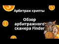 Обзор арбитражного сканера Finder | Сканер для арбитража СЕХ - DEX - фьючерсы