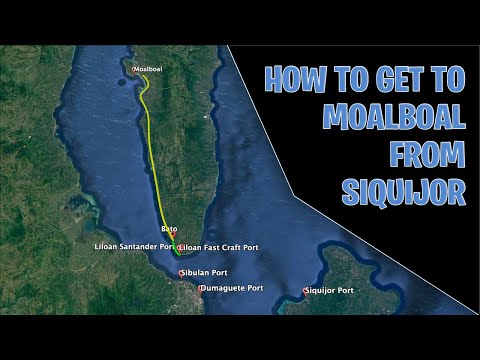 How to Get From Siquijor to Moalboal or Moalboal to Siquijor - Travel Walkthrough
