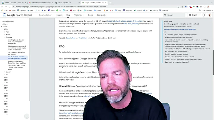 Google Search's Guidance about AI Generated Content