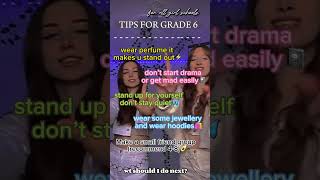 Tips For 6Th Grade All Girls School.