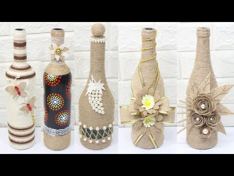 10-jute-bottle-decoration-ideas-|-home-decorating-ideas-easy-#2