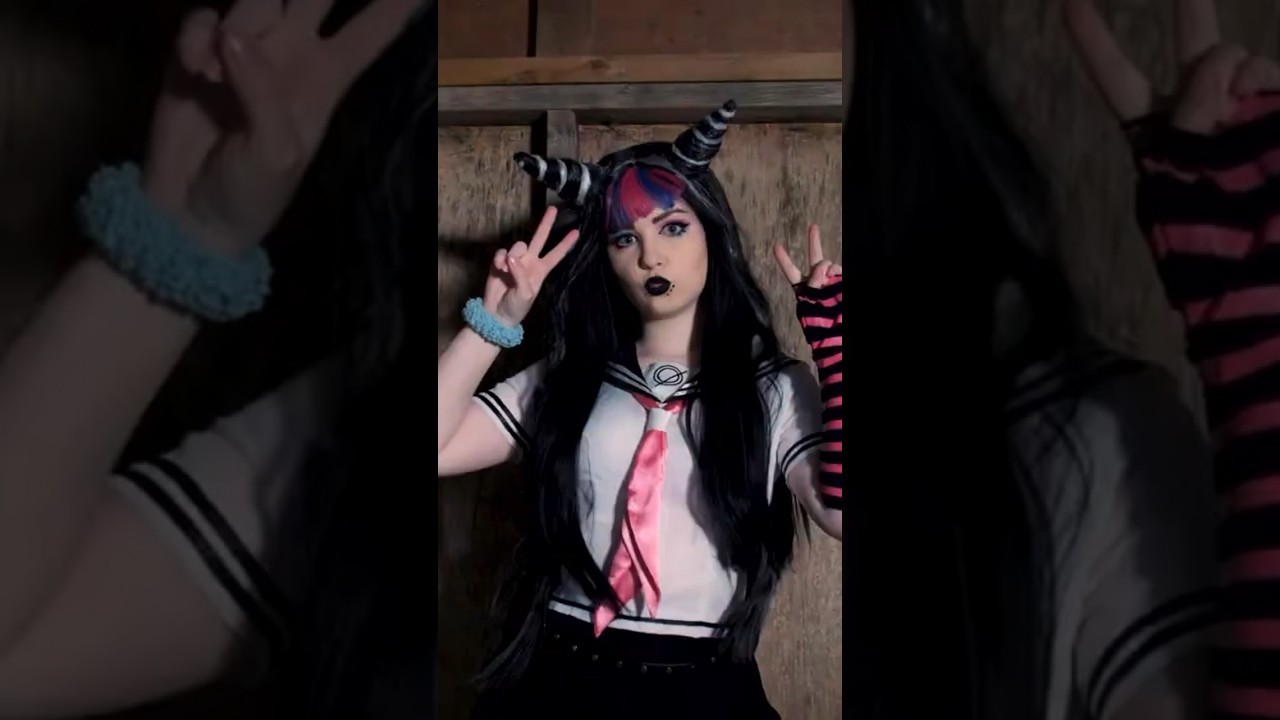 💗💙 DANGANRONPA Ibuki Mioda COSPLAY SHOOT 💙💗 #shorts