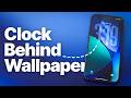 iPhone: How to Put Clock Behind Wallpaper (Depth Effect)