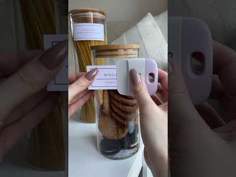 Making labels for my kitchen food storage jars was an ad for TikTok thought id post here too