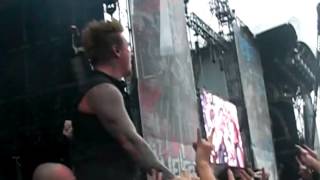 Papa Roach - jacoby shaddix de prés - Hellfest 2013