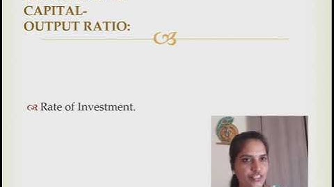 capital-output ratio