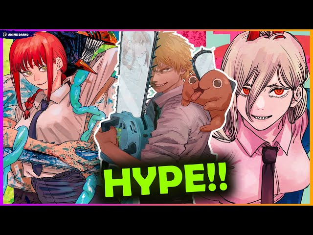 Hype no anime do cabeça de motosserra!! (Chainsaw Man) 