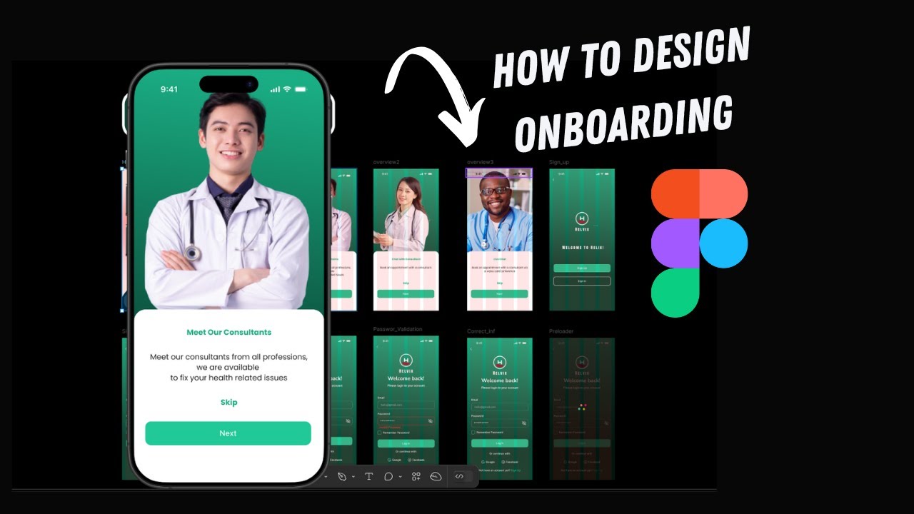 15: How to Design an Onboarding Process in Figma | UI/UX Design ...