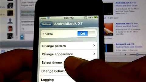 (Cydia Tweak) How To Get AndroidLock XT For Your Ipod Touch & Iphone