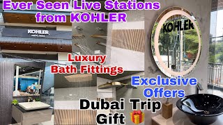 Kohler Bath Fittings | Live Running stations | Exclusive kohler Showroom #kohler #bathroomfittings