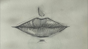 How to Draw Realistic Lips (Mouth)- Easy Step by Step Tutorial for Beginners