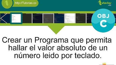 POO + sentencia if-else + Objective C (numero en valor absoluto)