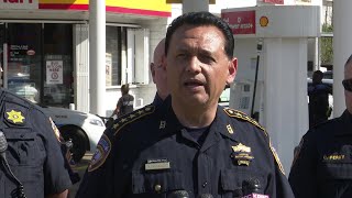 Sheriff Ed Gonzalez shares preliminary details on catalytic converter theft shooting in NW Harris Co