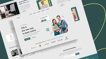 Build a react responsive education website with tailwind css and Framer Motion