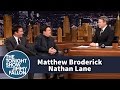 matthew broderick nathan lane and jimmy interview each other