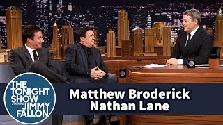 Matthew Broderick, Nathan Lane and Jimmy Interview Each Other
