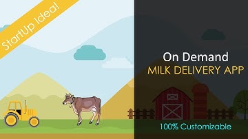 On Demand Milk Delivery App | 100% Customization | StartUp App Idea