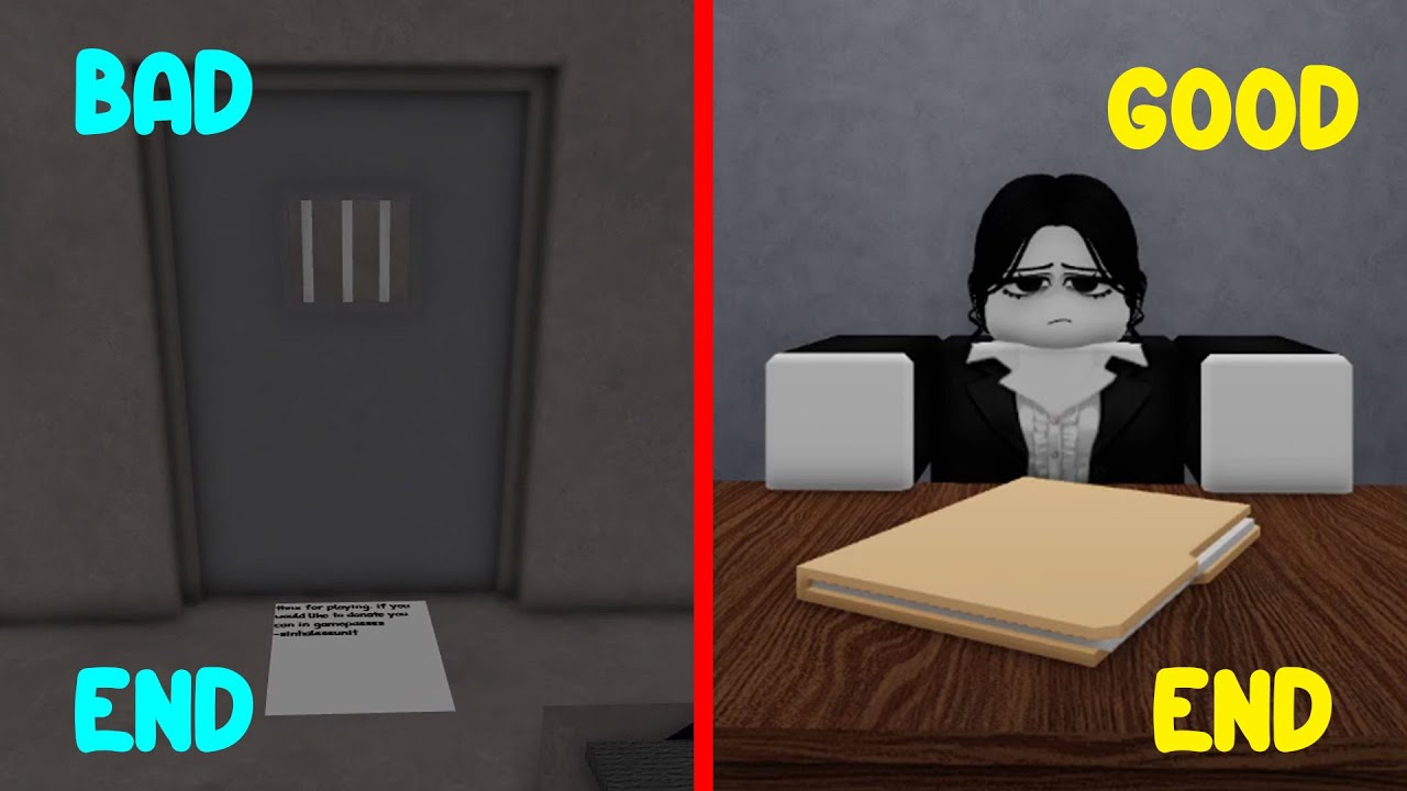 All Endings In My Judgement ROBLOX YouTube 