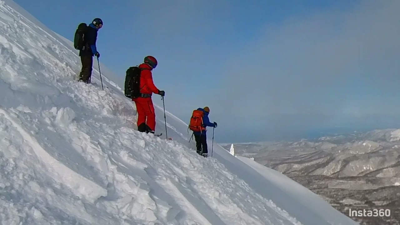 八甲田最高　2022/1/2 BCツアー銅像ルート①
