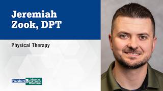 Jeremiah Zook, physical therapist