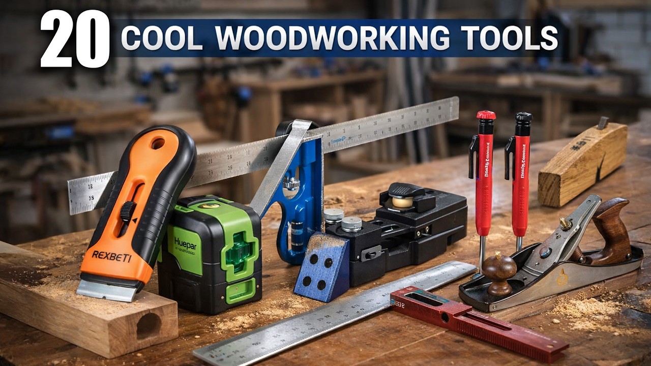 20 Cool Woodworking Tools Every Smart Woodworker Needs - YouTube
