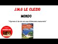 Mondo  jmg le clezio  extrait du recueil mondo et autres histoires  1978