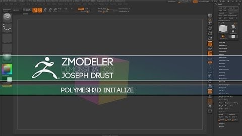 ZBrush ZModeler Introduction - PolyMesh3D Initialize