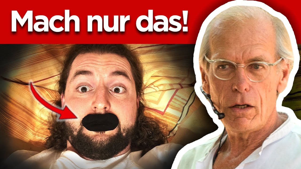 Das passiert, wenn du dir jede Nacht den Mund zuklebst! Mouth Taping Selbstexperiment