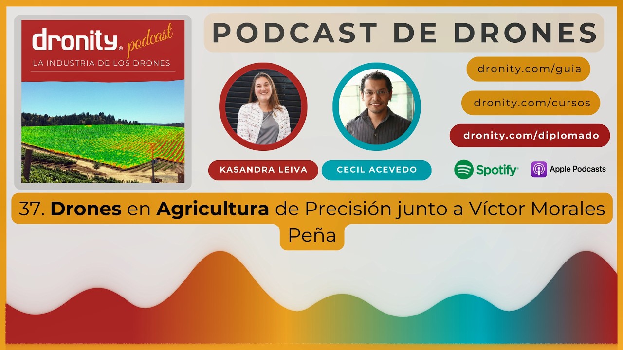 37. Drones en Agricultura de Precisión junto a Víctor Morales Peña