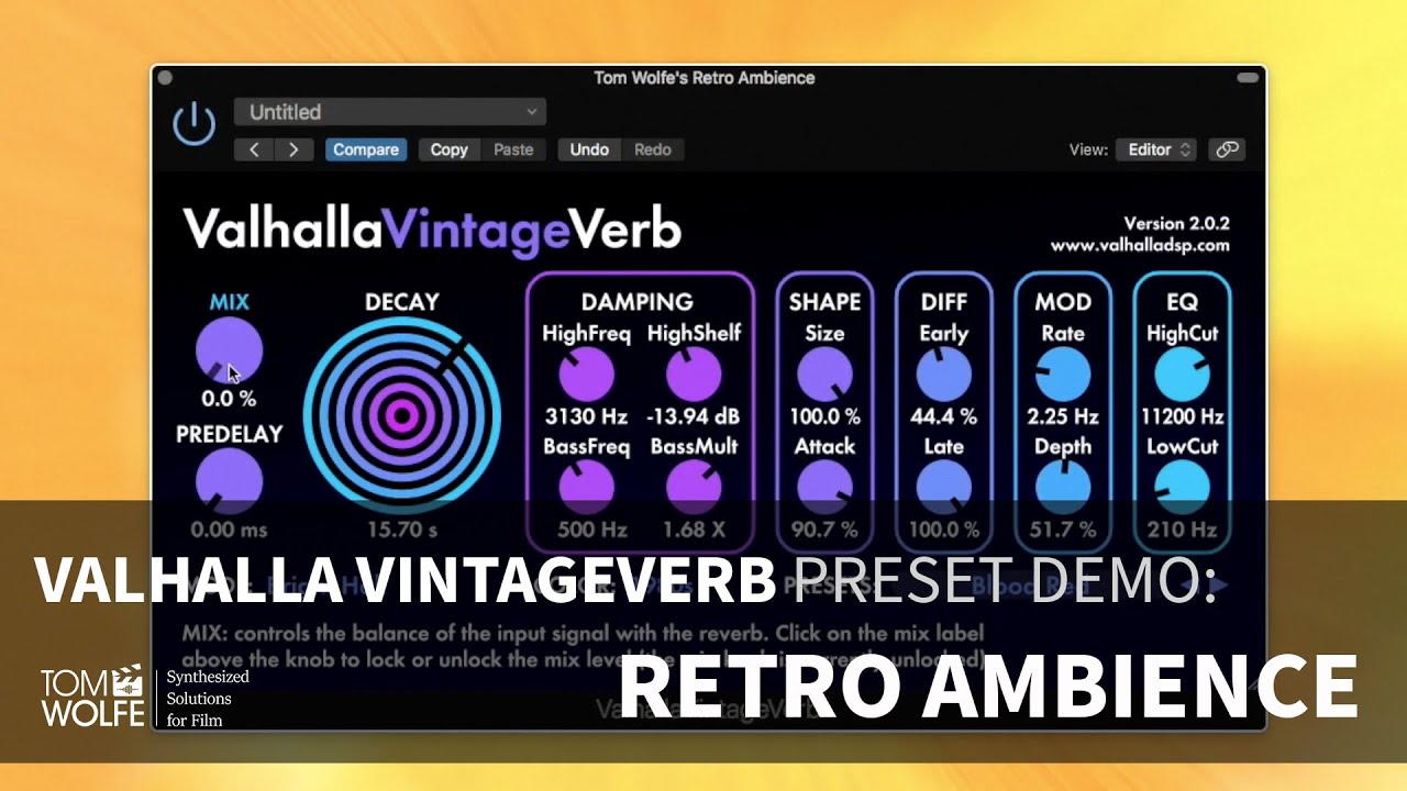 valhalla vintage reverb