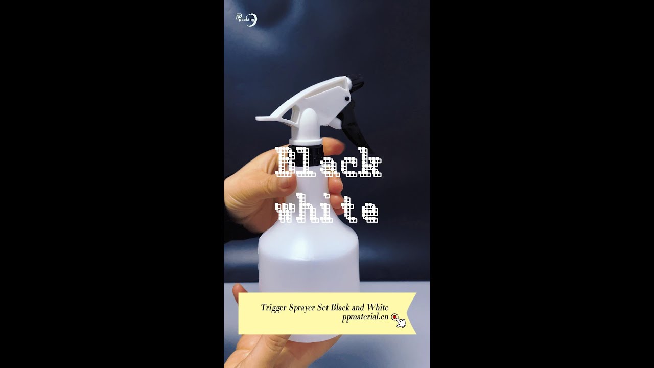 Trigger sprayer dispenser set black and white for wholesale good quality good price