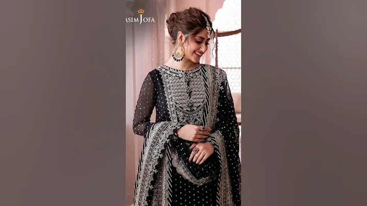 Asim jofa CHANDANI LUXURY CHIFFON COLLECTION#Most hit#design#receptionwear #chiffonfabric#shortvideo