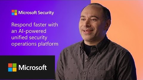 Respond faster with an AI-powered unified security operations platform